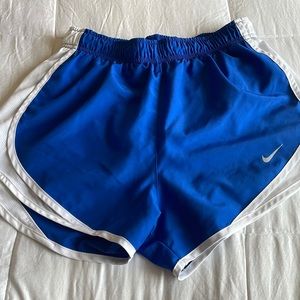 blue nike running shorts